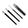 Baluue 4Pcs Pedicure Tool Set Black Nail Nippers and Cutters for Foot Care Professional Household Nail Trimming Kit for Effective Care and Ingrown Treatment view 1
