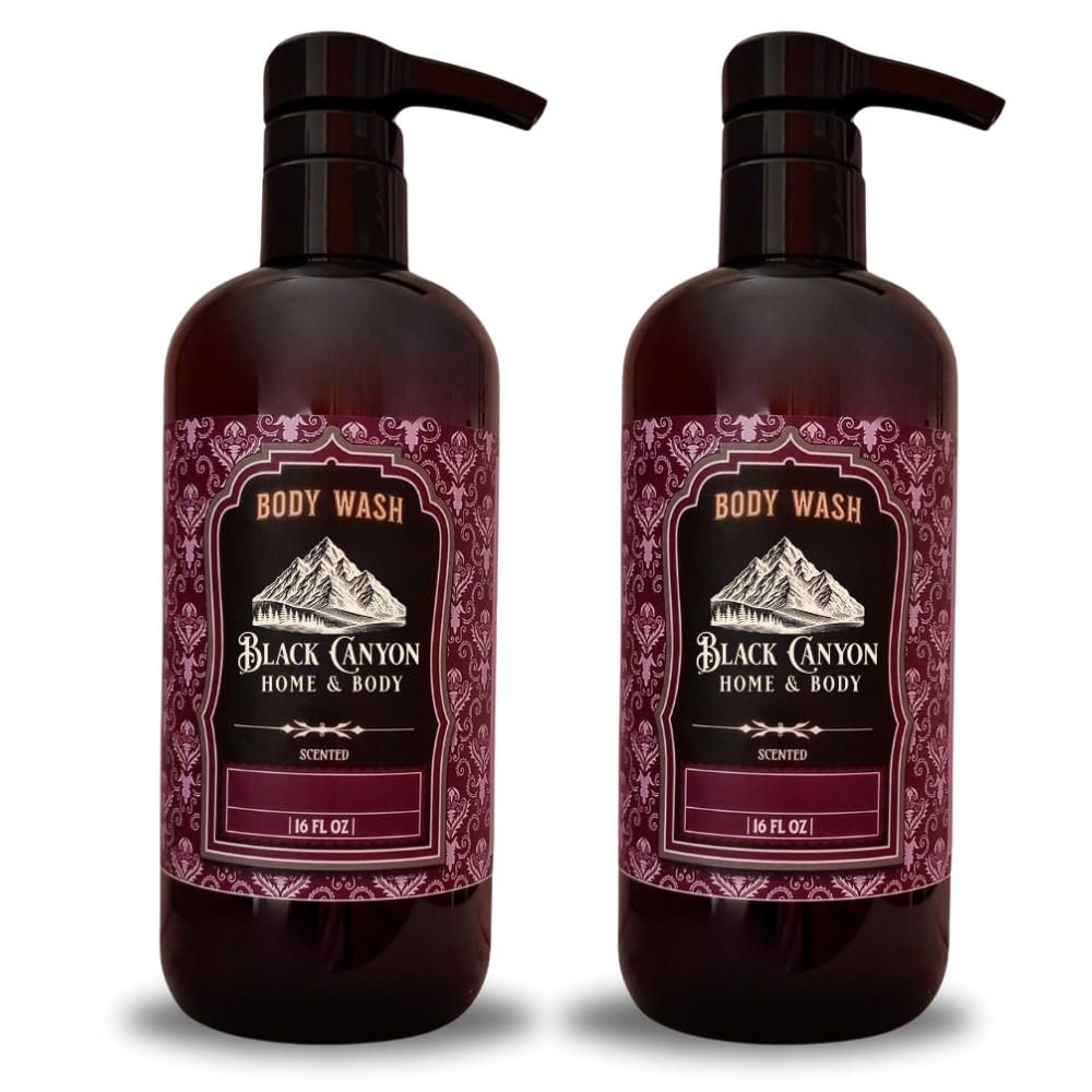 Black Canyon Jasmine & Patchouli Scented Body Wash, 16 Oz (2 Pack)