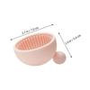CALLARON 1pc Silicone Makeup Brush Cleaning Pad Portable Brush Washing Bowl for Efficient Cosmetic for Home and Beauty Salon Use view 2