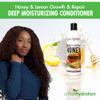 Urban Hydration Honey & Lemon Growth & Repair Deep Moisturizing Conditioner -Strengthens, Hydrates, Controls Frizz & Enhances Shine - Sulfate & Paraben Free - Safe for All Hair Types, 13.5 FL Oz view 4
