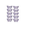 10-Pack Butterfly Hair Clips Non-Slip Snap Barrettes for Girls, Women, Toddlers - 1.2 Inch (purple A) view 1