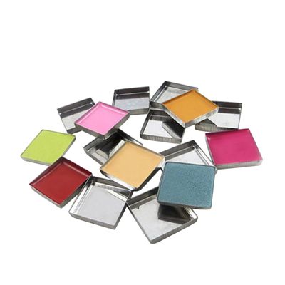KAILIKETIY 56pcs Magnetic Eyeshadow Blusher Pressed Powder Pans Empty Metal Diy Palette