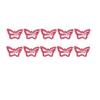 10-Pack Butterfly Hair Clips Non-Slip Snap Barrettes for Girls, Women, Toddlers - 1.2 Inch (red) view 1