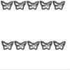10-Pack Butterfly Hair Clips Non-Slip Snap Barrettes for Girls, Women, Toddlers - 1.2 Inch (gray) view 1