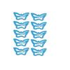 10-Pack Butterfly Hair Clips Non-Slip Snap Barrettes for Girls, Women, Toddlers - 1.2 Inch (blue A) view 1