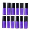 LIFKOME 12Pcs Essential Oil Roller Bottles Refillable Glass Containers for Aromatherapy Perfumes and Lip Balms with Smooth Roller Balls Travel view 1