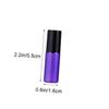 LIFKOME 12Pcs Essential Oil Roller Bottles Refillable Glass Containers for Aromatherapy Perfumes and Lip Balms with Smooth Roller Balls Travel view 2