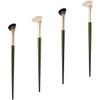 ASAKKURA 4pcs Angled Nose Contour Brush Ergonomic Makeup Accessory for Precision Blending Highlighting and Setting for Foundation Blush Eye Shadow Application view 1