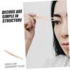 Beaupretty Precision Tweezers for False Lashes Multi-Functional Makeup Tool Curved Tip for Easy Application and Removal Beige Eyelash for Routine view 3