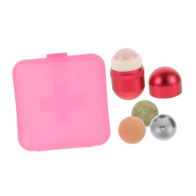 OATIPHO 1set Eye Care Volcanic Stone Face Roller under Eye Roller for Puffiness Skin Revitalization Facial Massage Tool for Youthful Appearance
