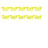 10-Pack Butterfly Hair Clips Non-Slip Snap Barrettes for Girls, Women, Toddlers - 1.2 Inch (yellow) view 1