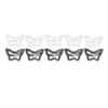 10-Pack Butterfly Hair Clips Non-Slip Snap Barrettes for Girls, Women, Toddlers - 1.2 Inch (WHITE/GRAY) view 1