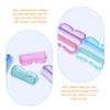 PartyKindom 4pcs Nail Brush Cleaner Set Double-sided Nail Manicure Pedicure Brush Fingernail Cleaning for Hands Toes view 3
