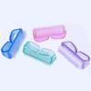 PartyKindom 4pcs Nail Brush Cleaner Set Double-sided Nail Manicure Pedicure Brush Fingernail Cleaning for Hands Toes view 4
