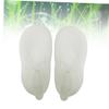 Baluue Silicone Boat Socks for Dry Cracked Feet -Cracking Moisturizing Gel Socks White Breathable Design for Comfort and view 4