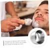 CALLARON 2pcs Shaving Accessories Men Shaving Cream Bowl Soap Foaming Bowl Barber Bubble view 3