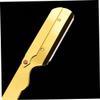 Beaupretty Stainless Steel Beard Trimming Razor Holder for Men Heavy-Duty Shaving Tool Sleek Design for Barbers and Home Use view 4