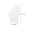 Alipis 12pairs White Cotton Fingerless Gloves for Moisturizing and Working Soft and Comfortable Adult Gloves for Men and Women for Crafts Gardening and Formal Occasions view 2