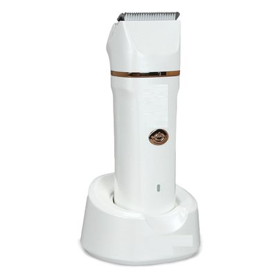Electric Bikini Trimer & Shaver for Women - Rose Gold | Cordless & Waterproof Design Body Hair Trimmer (White)
