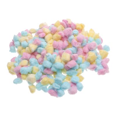 PartyKindom Pink Cotton Balls for Face Cleansing Makeup Removal Gentle and Soft Non-Woven