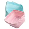 Ipetboom 2Pcs Portable Silicone Makeup Brush Cleaning Bowls Design with Convex Textures for Gentle Cleaning present for Makeup Lovers view 1