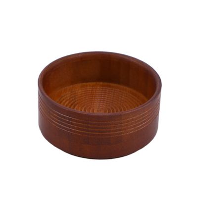 Didiseaon Men's Shaving Soap Bowl Large Deep Wooden Cup Lid for Shaving Soap for Home Use and Grooming