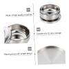 CALLARON 1pc Stainless Steel Shaving Soap Foaming Bowl Lidded Container for Home and Barber Shop Use Durable and Safe Design with Rounded Edges Practical and Reliable Bubble Foaming Bowl view 3