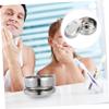 CALLARON 1pc Stainless Steel Shaving Soap Foaming Bowl Lidded Container for Home and Barber Shop Use Durable and Safe Design with Rounded Edges Practical and Reliable Bubble Foaming Bowl view 4
