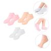 Baluue 3 Pairs Moisturizing Socks for Women Softening and Hydrating Foot Cover for Dry Cracked Skin Exfoliating and Repairing Socks for Personal Foot Care view 4