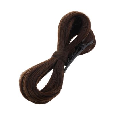Beaupretty Butterfly Bow Updo Hairpiece for Women Soft Bun Wig for Parties Weddings Events Easy to Wear Synthetic Hair Extensions