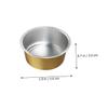 Healvian 25pcs Aluminum Foil for Wax Melting Small Wax Melting Bowls Hair Accessories view 2