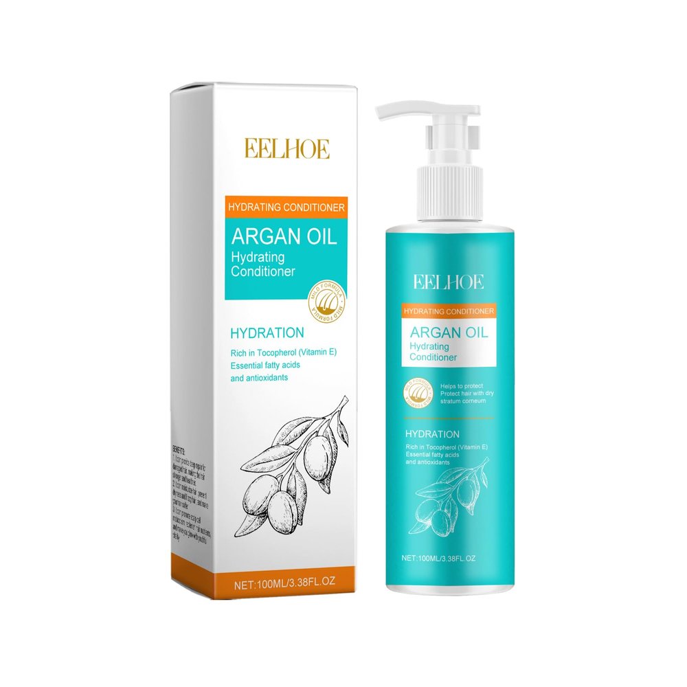 AMALIA Argan Oil Hydrating Conditioner, Deep Repair Hair Treatment, 3.38 FL OZ