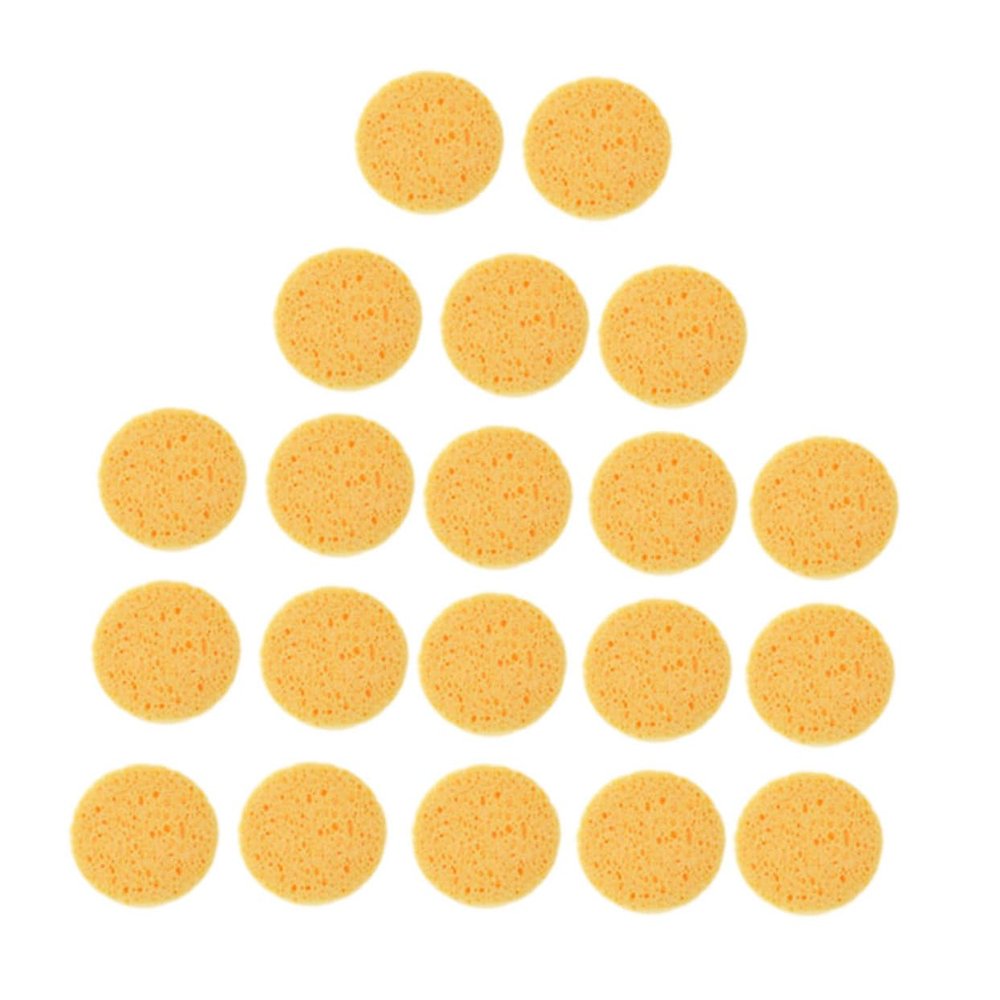 PartyKindom 100pcs Round Makeup Removal Pads Soft Cosmetics Cleansing Puff for Face and Eyes Skin-friendly Cleansing Tool for Daily Use and Travel