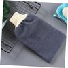 Outanaya 4pcs Double-sided Wash Towel Bath Gloves Gloves Exfoliating Portable for Home Travel Bathtub Use Soft Bath Mitts view 3