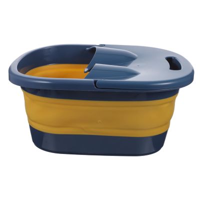 CALLARON 1pc Travel Folding Foot Bath Basin Foot Soak Barrel Self-Massage for Relaxation