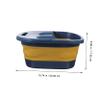 CALLARON 1pc Travel Folding Foot Bath Basin Foot Soak Barrel Self-Massage for Relaxation view 2