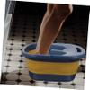 CALLARON 1pc Travel Folding Foot Bath Basin Foot Soak Barrel Self-Massage for Relaxation view 3