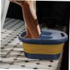 CALLARON 1pc Travel Folding Foot Bath Basin Foot Soak Barrel Self-Massage for Relaxation view 4