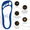 KobbTan 120Pairs Spray Tan Feet Pads Disposable & Economic for Spray tanning,Use in Tanning booth,Sunless Tanning at Home or Beauty Salon-Non Slip-Comfortable-Hygienic-Ultra Bronzing ((Blue)) view 2