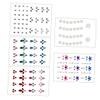 Ipetboom 5 Sets of Stick-On Face Jewels DIY Rhinestone Stickers for Makeup Eye and Eyebrow Gems for Women Acrylic Facial Decals Adhesive for Festivals and Parties view 1