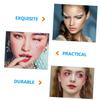 Ipetboom 5 Sets of Stick-On Face Jewels DIY Rhinestone Stickers for Makeup Eye and Eyebrow Gems for Women Acrylic Facial Decals Adhesive for Festivals and Parties view 3