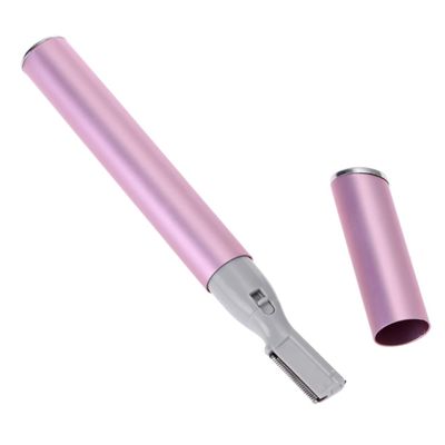 CALLARON Professional Mini Eyebrow Trimmer Electric Razor for Women Lightweight Hair Remover Painless Facial Hair Shaver Portable Design Pink for Eyebrow Hair