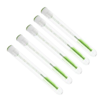 WRITWAA 10pcs Glitter Eyelash Extensions Brush Tube for Makeup Transparent Eyebrow and Eyelash Applicator for Separating and Smoothing Lashes