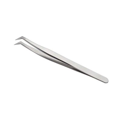 PACKOVE High Precision Lash Tweezers Stainless Steel Eyelash Clip for Makeup for Fake Eyelashes Wedding Events