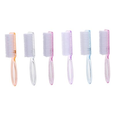 CALLARON 6pcs Nail Art Brush Set Professional Nail Cleaning Brush Fingernail Scrubber Manicure Tools Care