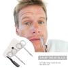 GALPADA 4pcs Nasal Hair Cutter Set Beard Scissors Kit Stainless Steel Hair Cutting Kit Mustache Scissors Precision Trimmer for Men view 3