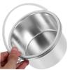 SHERCHPRY 2pcs Aluminum Wax Pot Wax Warmer Replacement Insert for Hair Removal and Candle Making Portable Easy to Clean Aluminum Melting Bowl view 3