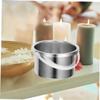 SHERCHPRY 2pcs Aluminum Wax Pot Wax Warmer Replacement Insert for Hair Removal and Candle Making Portable Easy to Clean Aluminum Melting Bowl view 4