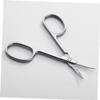 SAFIGLE Stainless Steel Beauty Scissors Grooming Kit for Men Women Eyebrow Trimmer Razor view 2