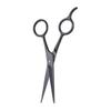 TEHAUX Stainless Steel Beard Eyebrow Scissors Hairdressing Tool for Daily Grooming Black Design for Mens Beard Care and Eyebrow Trimming Easy to Use view 1